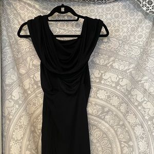 Black Dress Cotton Can Be Worn Several Ways
